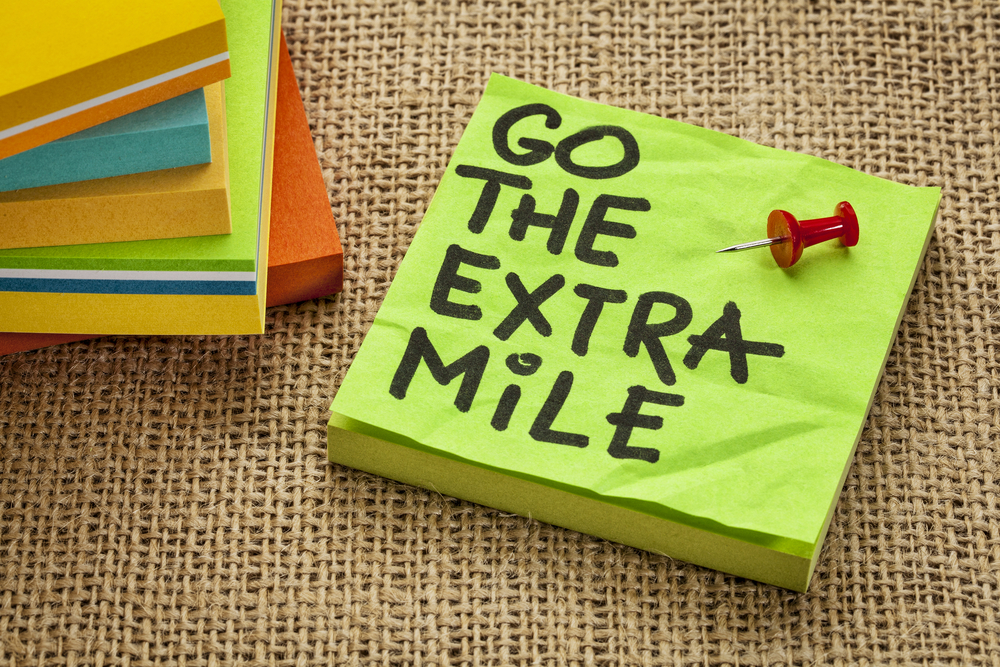 go the extra mile