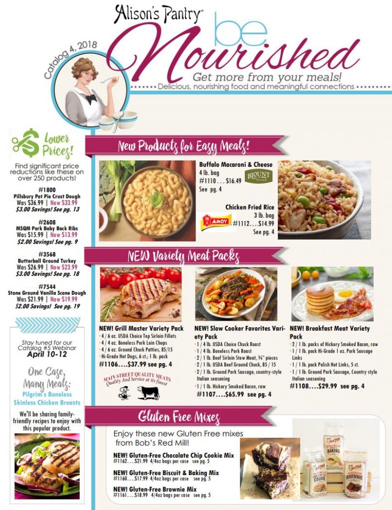 Monthly Marketing Helps Catalogs 3 and 4 Pantry Academy
