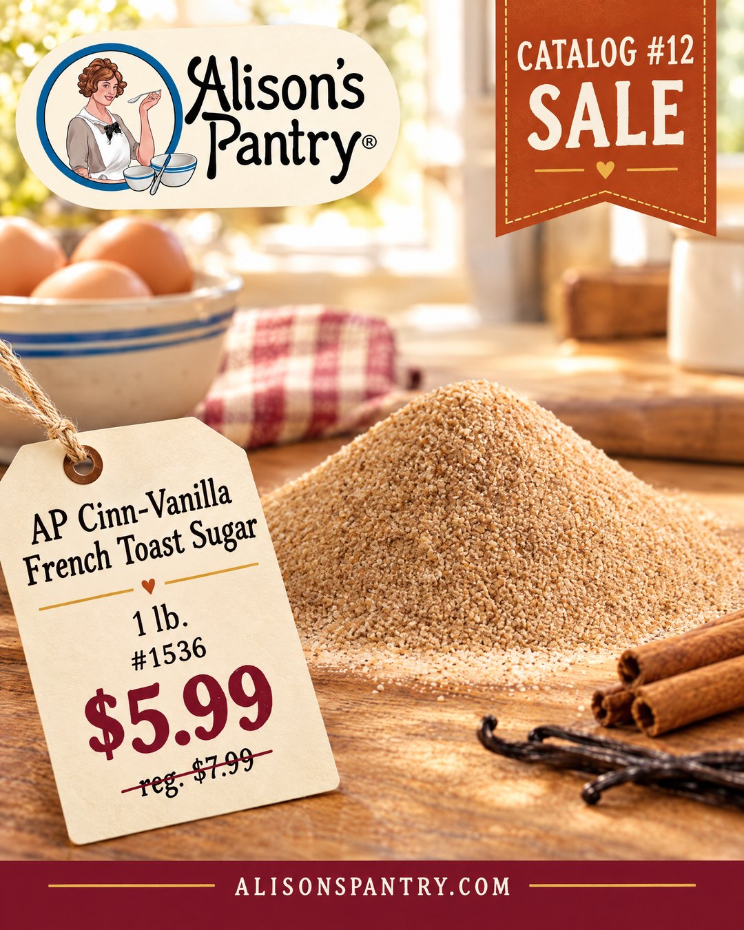 1536 AP Cinn Vanilla French Toast Sugar
