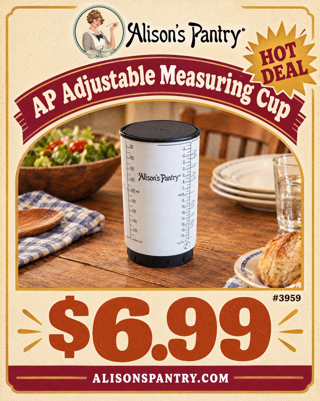 3959 AP Adjustable Measuring Cup